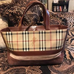 Burberry Handbag Haymarket Check